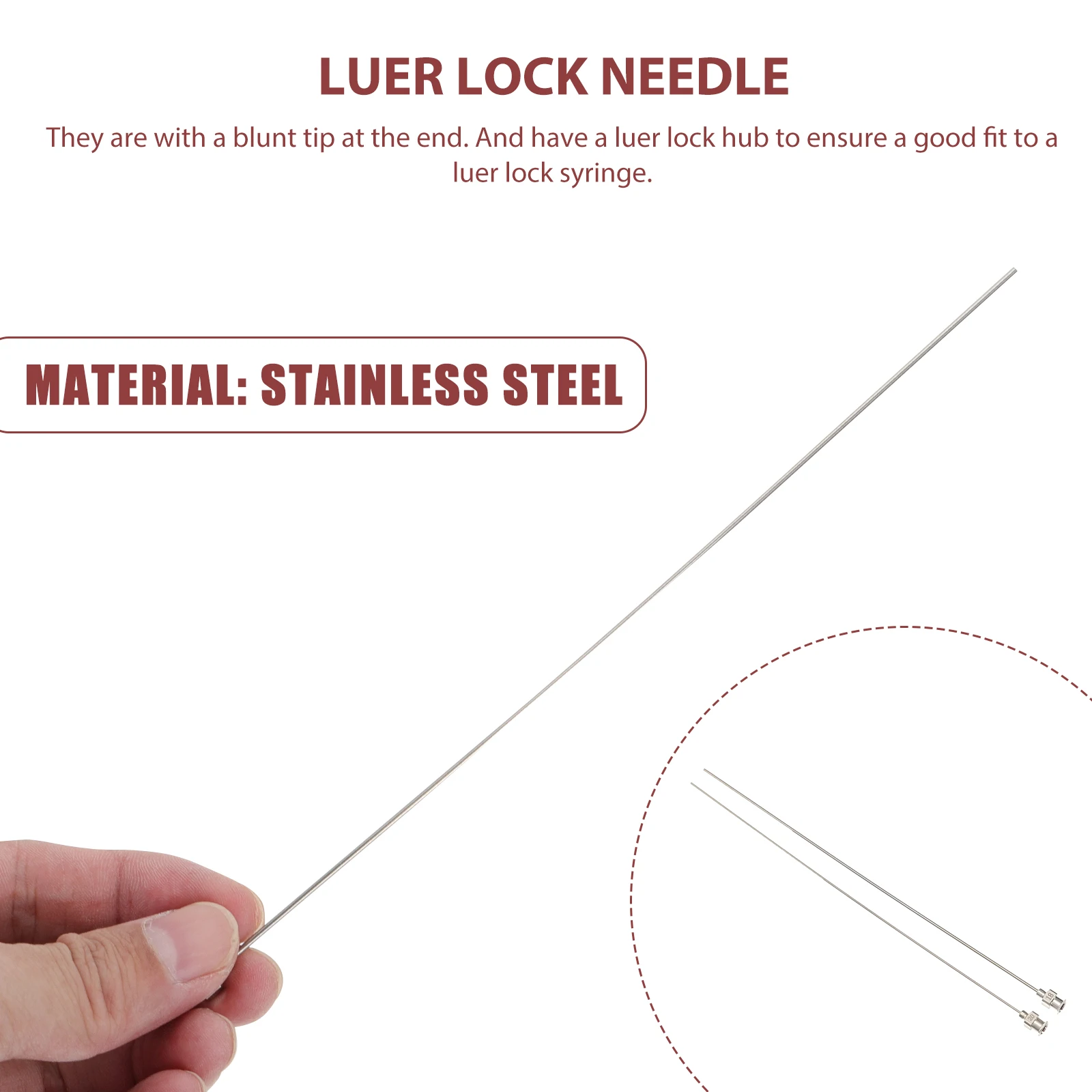 2pcs Stainless Blunt Tip Dispensing Needles 9 20G 12 200MM Long Use Only Silver Color
2pcs Stainless Blunt Tip Dispensing Needles 9 20G 12 200MM Long Use Only Silver Color