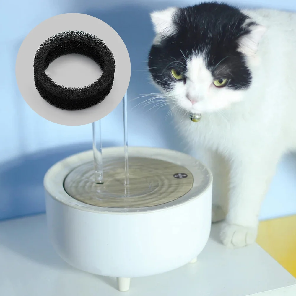 6 Pcs Cat Water Fountain Filters 2 0L Black Sponge Foam Replacement Cartridge Pet Drinking Dispenser Element Accessories
6 Pcs Cat Water Fountain Filters 2 0L Black Sponge Foam Replacement Cartridge Pet Drinking Dispenser Element Accessories
