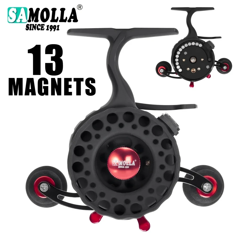 3.5:1 New Ice Fishing Reel 13 Magnetic Brakes 5+1 BB 8kg Drag Aluminum Spool Ceramic Line Guide L/R Hand Winter Ice Fishing Reel
3.5:1 New Ice Fishing Reel 13 Magnetic Brakes 5+1 BB 8kg Drag Aluminum Spool Ceramic Line Guide L/R Hand Winter Ice Fishing Reel