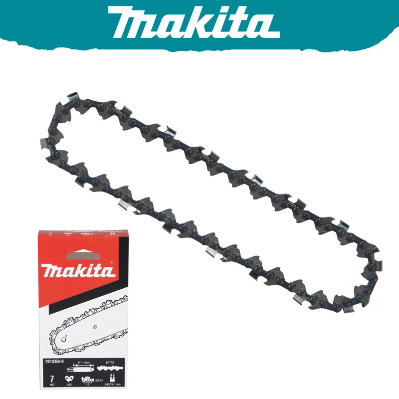 Цепь для пилы Makita 1912E8-3, 150 мм, высококачественные материалы, надежность, острота, прочность, долговечность, аксессуары для инструментов
Цепь для пилы Makita 1912E8-3, 150 мм, высококачественные материалы, надежность, острота, прочность, долговечность, аксессуары для инструментов