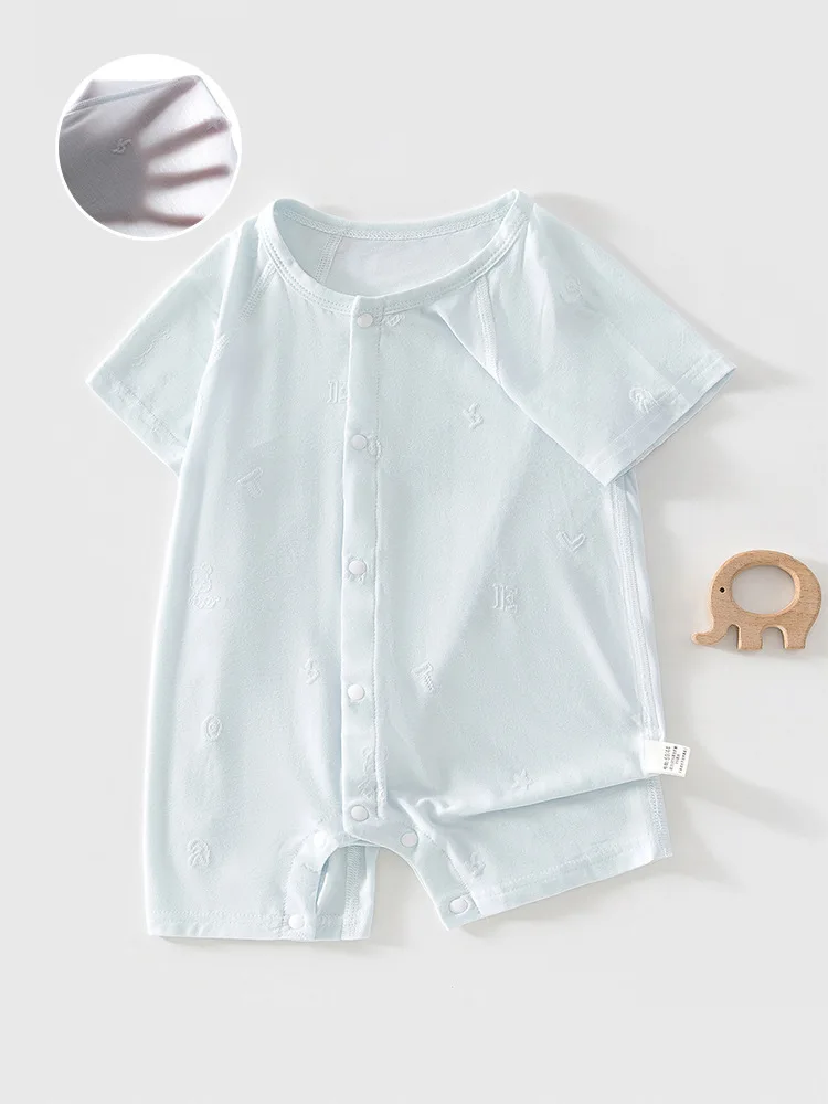 0-24M Newborn Cute Bear Print Jumpsuit Baby High Elasticity Thin Romper Short Sleeve Summer Infant One Pieces Clothes
0-24M Newborn Cute Bear Print Jumpsuit Baby High Elasticity Thin Romper Short Sleeve Summer Infant One Pieces Clothes