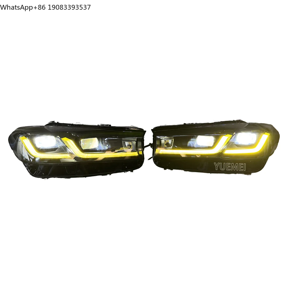 Suitable for BMW 5 Series G30 LCI Black Shadow Color and Yellow White Switching DRL LED Headlights
Suitable for BMW 5 Series G30 LCI Black Shadow Color and Yellow White Switching DRL LED Headlights