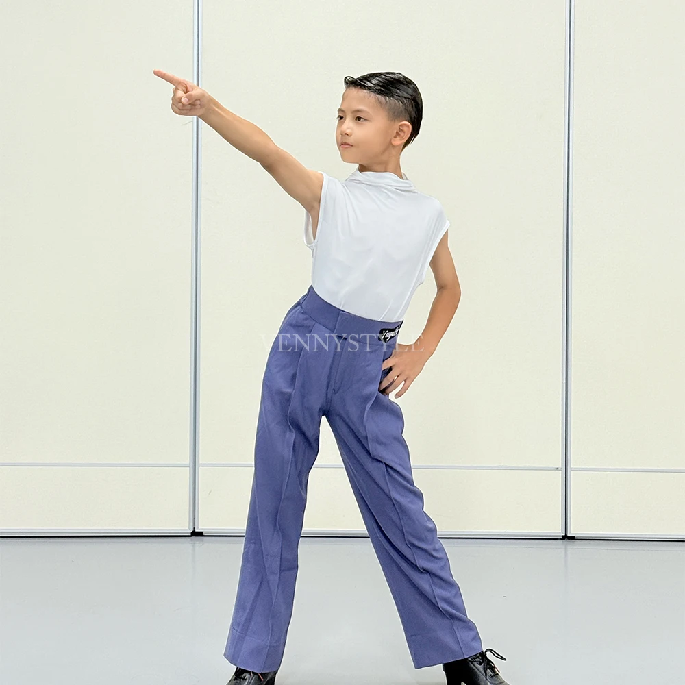 Vennystyle Latin Dance Dress for Boys Slim Fit Stretch Pants Ballroom Practice Set Professional Training Performance Dancewear
Vennystyle Latin Dance Dress for Boys Slim Fit Stretch Pants Ballroom Practice Set Professional Training Performance Dancewear