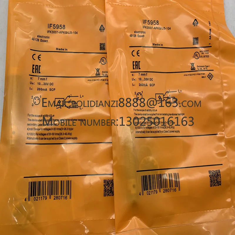 The brand-new original sensor IF5826 IF5896 IF5850 IF5851 warranty for one year in stock
The brand-new original sensor IF5826 IF5896 IF5850 IF5851 warranty for one year in stock
