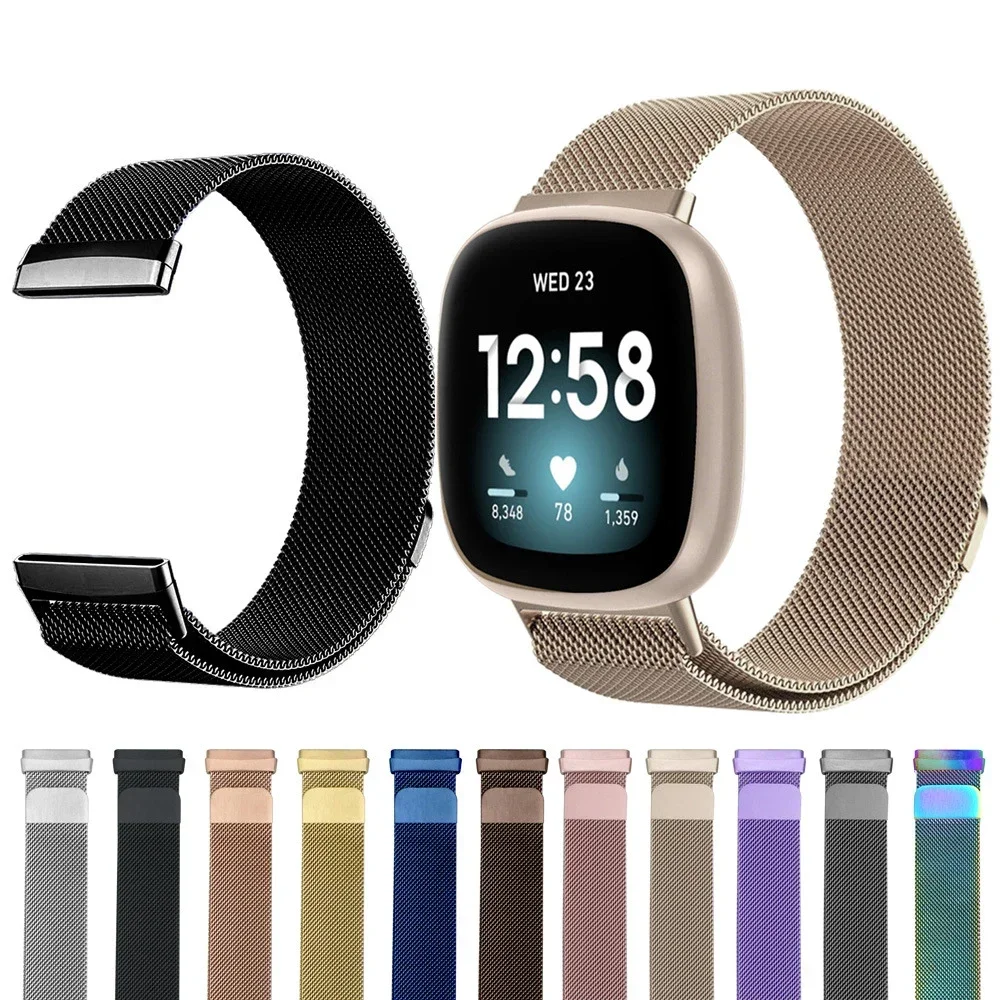Metal Magnetic Strap For Fitbit Versa 4 3 2 Band Wristband Bracelet For Fitbit Versa Lite/Versa Sense 2 Strap Band
Metal Magnetic Strap For Fitbit Versa 4 3 2 Band Wristband Bracelet For Fitbit Versa Lite/Versa Sense 2 Strap Band