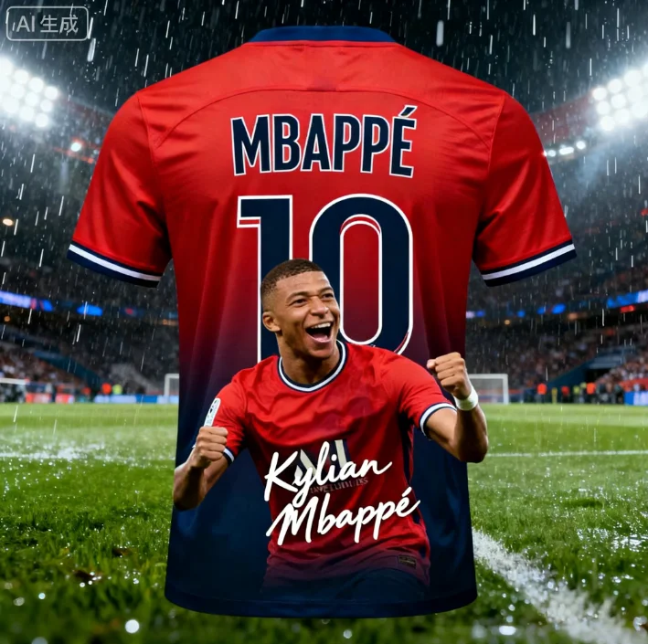Soft and Breathable MBAPPÉ #10 2026 AI Football Jersey Fan Edition Training Tee for Kids and Adults Summer Sports Outfit
Soft and Breathable MBAPPÉ #10 2026 AI Football Jersey Fan Edition Training Tee for Kids and Adults Summer Sports Outfit