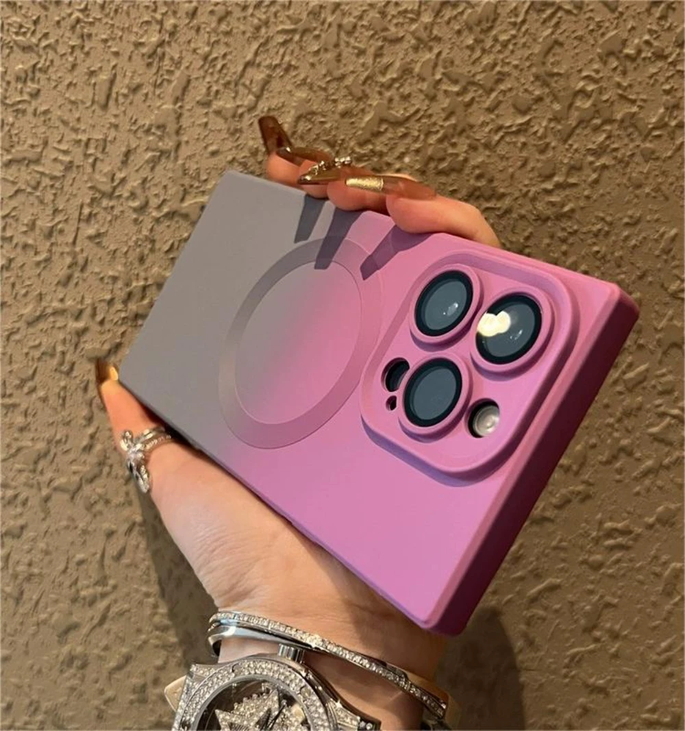 Luxury Gradient Pattern Wireless Charge Magsafe Case For iPhone 11 12 13 14 15 Pro Max Plus Soft Magnetic Bumper Back Cover
Luxury Gradient Pattern Wireless Charge Magsafe Case For iPhone 11 12 13 14 15 Pro Max Plus Soft Magnetic Bumper Back Cover