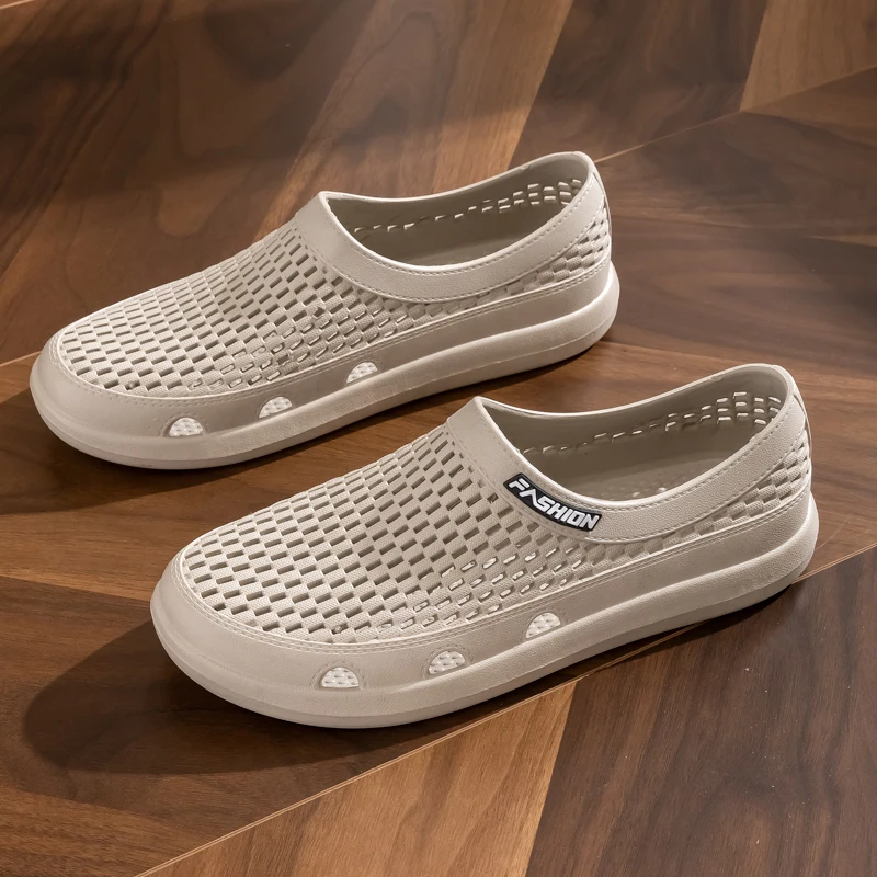 Men's Summer 2024 Outdoor Water-Resistant Hollow-Out Slip-On Sandals Thick Bottom Beach Slippers Anti-Slip Casual Slippers
Men's Summer 2024 Outdoor Water-Resistant Hollow-Out Slip-On Sandals Thick Bottom Beach Slippers Anti-Slip Casual Slippers