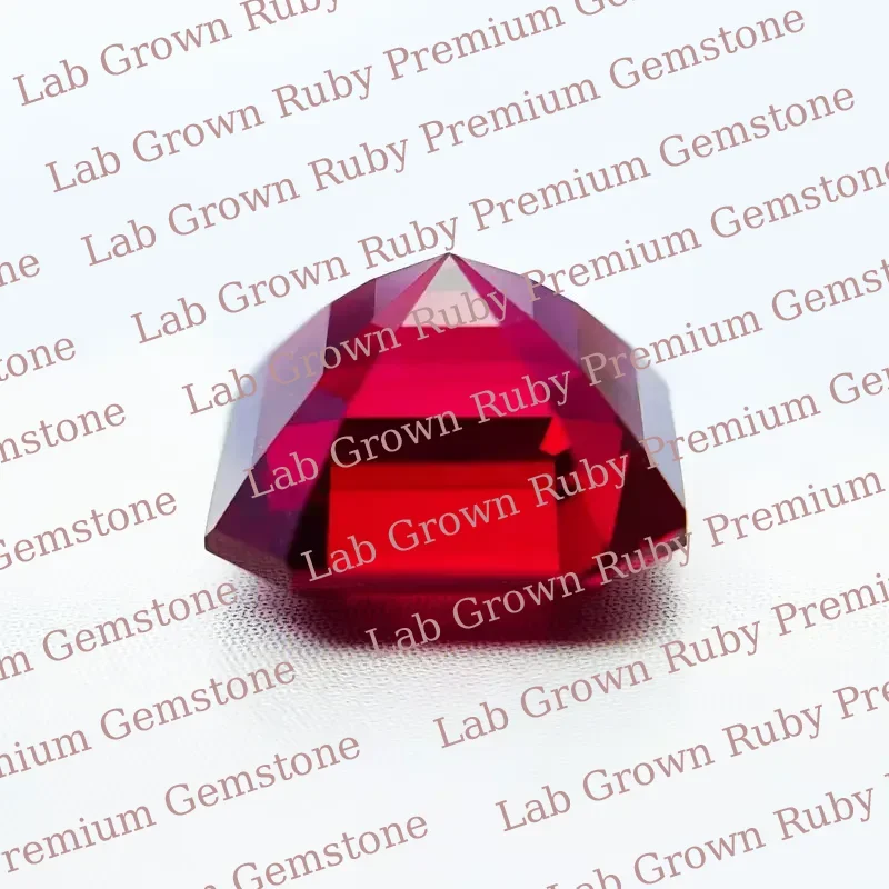 Asscher Cut Square VVS1 Lab Grown Ruby Certified Gemstone Wholesale For Ring Necklace Earring Jewelry Craft
Asscher Cut Square VVS1 Lab Grown Ruby Certified Gemstone Wholesale For Ring Necklace Earring Jewelry Craft