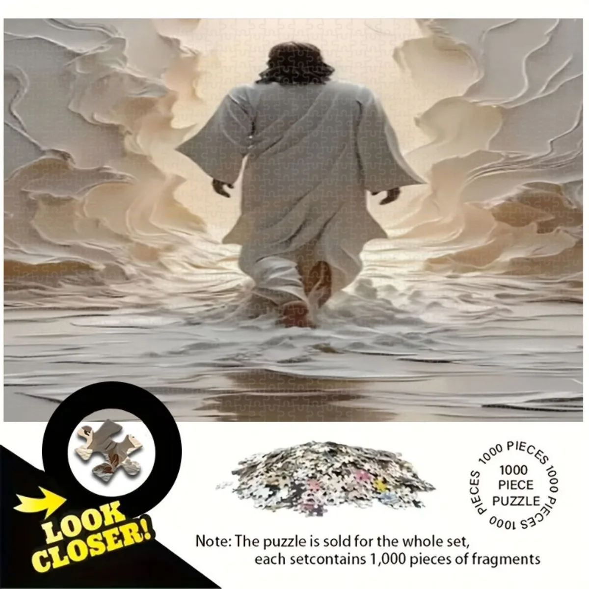 1, 000 пазловХэллоуин 1000 шт. Пазл для декора гостиной, текстура белой ткани, прочный и легкий, идеально подходит для
1, 000 пазловХэллоуин 1000 шт. Пазл для декора гостиной, текстура белой ткани, прочный и легкий, идеально подходит для