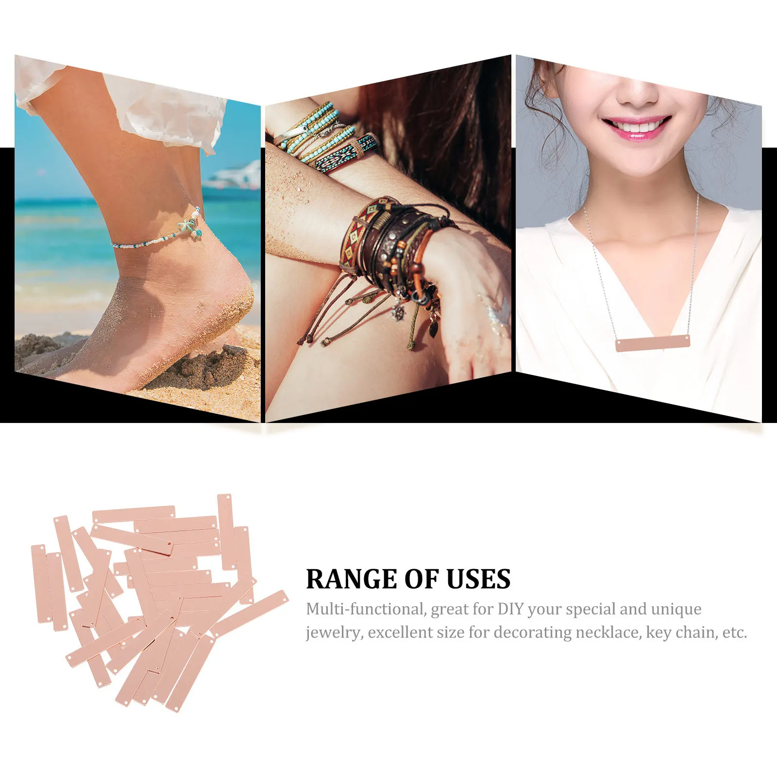 30Pcs Copper Pendants DIY Jewelry Carving Supplies Necklace Accessories Handmade Necklace Fittings Key Chain Charms
30Pcs Copper Pendants DIY Jewelry Carving Supplies Necklace Accessories Handmade Necklace Fittings Key Chain Charms