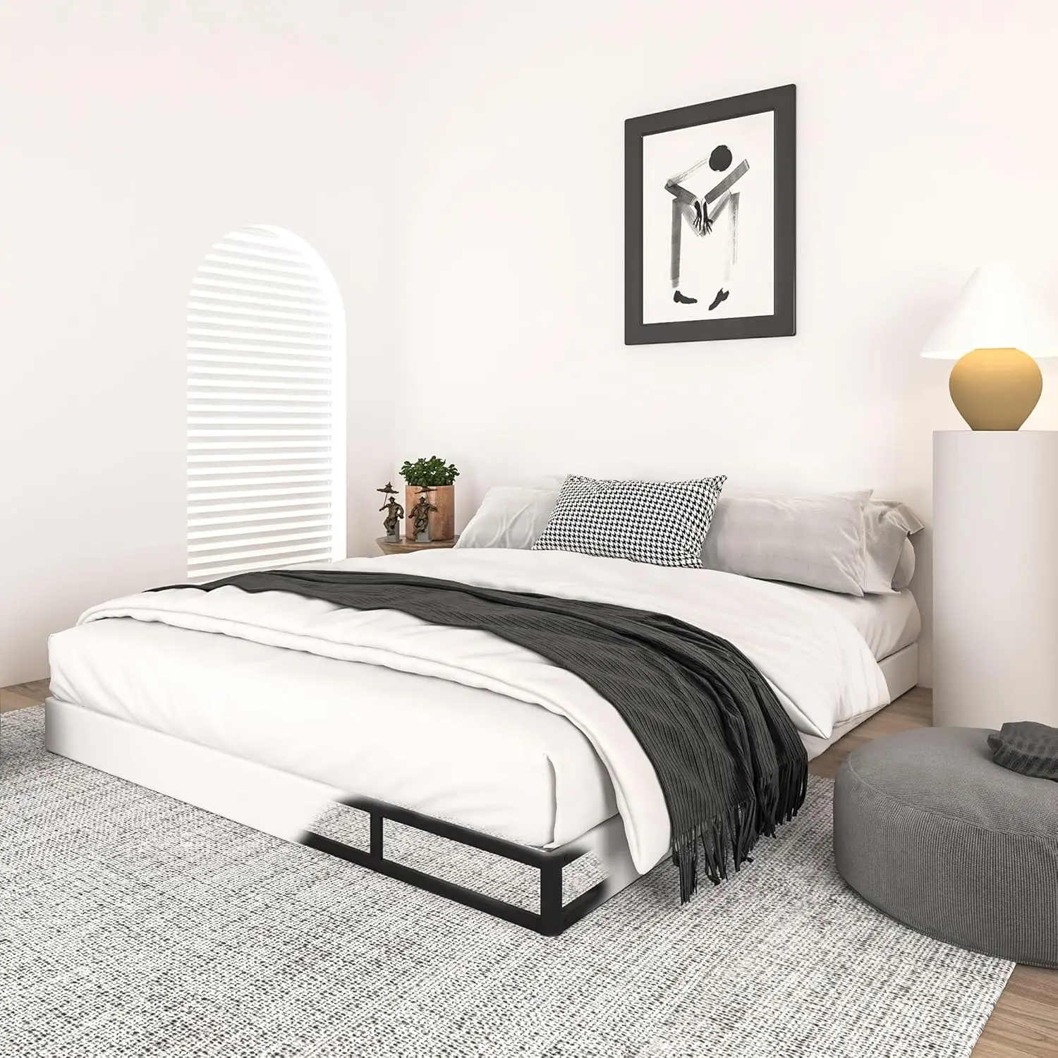 ox Spring for Queen Bed, 5 Inch High Metal Queen Box Spring Only, Heavy Duty Mattress Foundation with Fabric Cover
ox Spring for Queen Bed, 5 Inch High Metal Queen Box Spring Only, Heavy Duty Mattress Foundation with Fabric Cover