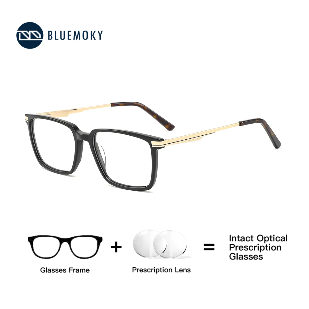 BLUEMOKY Stylish Square Prescription Glasses for Unisex Acetate&Metal Photochromic Optical Eyeglasses Progressive Eyewear
BLUEMOKY Stylish Square Prescription Glasses for Unisex Acetate&Metal Photochromic Optical Eyeglasses Progressive Eyewear