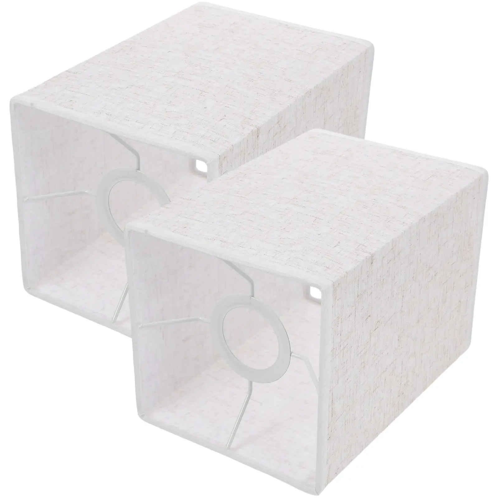 2Pcs Square Lampshade Linen Cover for Desk Table Floor Chandelier Home Office Lighting Soft Eye Protection Durable Replacement
2Pcs Square Lampshade Linen Cover for Desk Table Floor Chandelier Home Office Lighting Soft Eye Protection Durable Replacement