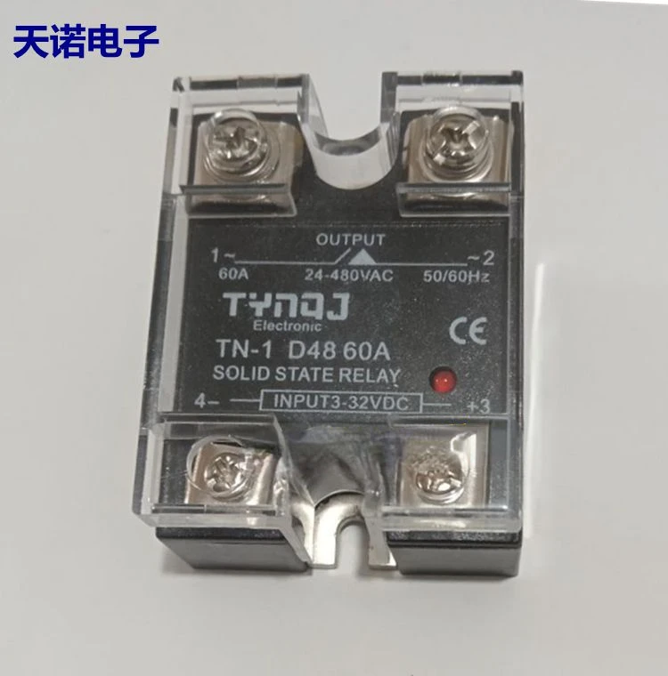 Однофазное твердотельное реле TN-1D4860, Прямое управление, высокомощный модуль управления нагревом электропечи
Однофазное твердотельное реле TN-1D4860, Прямое управление, высокомощный модуль управления нагревом электропечи