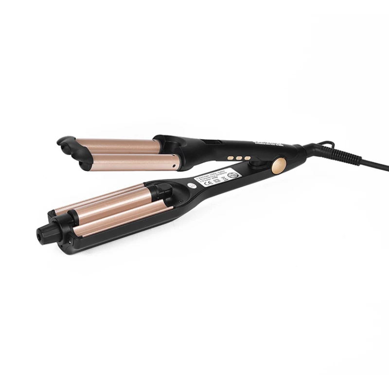 Barrel Hair Crimper For Depth Adjustable Waves Triple Hair Waver LCD Digital Hair Crimping Iron
Barrel Hair Crimper For Depth Adjustable Waves Triple Hair Waver LCD Digital Hair Crimping Iron