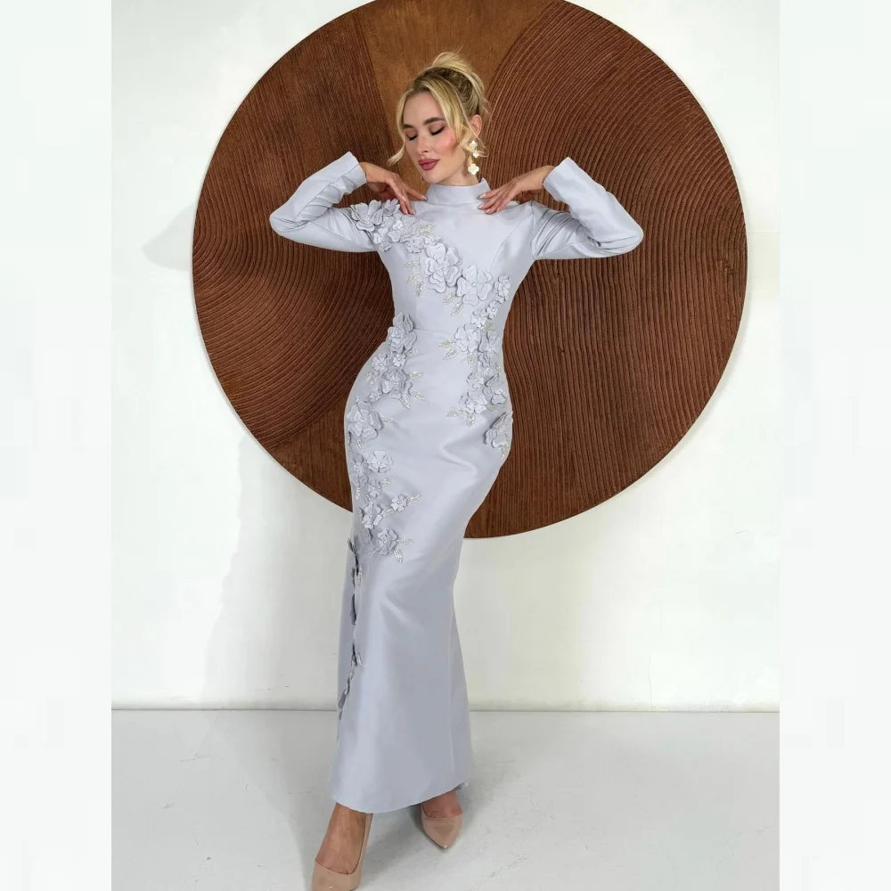 Jiayigong High Quality Evening Satin Flower Pleat Applique Birthday A-line High Collar Bespoke Occasion Gown Midi Dresses
Jiayigong High Quality Evening Satin Flower Pleat Applique Birthday A-line High Collar Bespoke Occasion Gown Midi Dresses