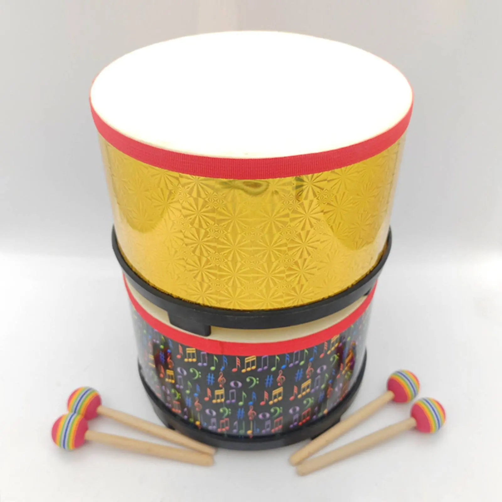 Rhythm Drum 10 Inch Hand Drum Music Instrument Easy to Play Long-Lasting for Children, Classroom, Stage Performance
Rhythm Drum 10 Inch Hand Drum Music Instrument Easy to Play Long-Lasting for Children, Classroom, Stage Performance