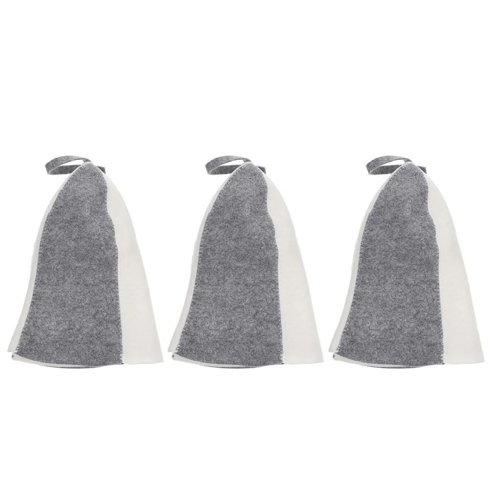 3 pcs Sauna Hat Felt Bathing Caps Gray White 6 Panels Spa Shower Hair Protection Breathable Comfortable Bathroom Accessories
3 pcs Sauna Hat Felt Bathing Caps Gray White 6 Panels Spa Shower Hair Protection Breathable Comfortable Bathroom Accessories