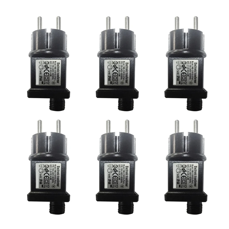 【Hot Cake】6X Power Adapter 31V 6W 193MA Output Current 100V-240V Waterproof Electronic Adapter Eight Function EU Plug
【Hot Cake】6X Power Adapter 31V 6W 193MA Output Current 100V-240V Waterproof Electronic Adapter Eight Function EU Plug