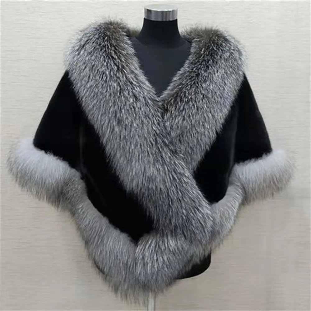 Trendy Winter Warm Shawl Thicken Coat Cardigan Cape Bridal Faux Fur Collar Shawl
Trendy Winter Warm Shawl Thicken Coat Cardigan Cape Bridal Faux Fur Collar Shawl
