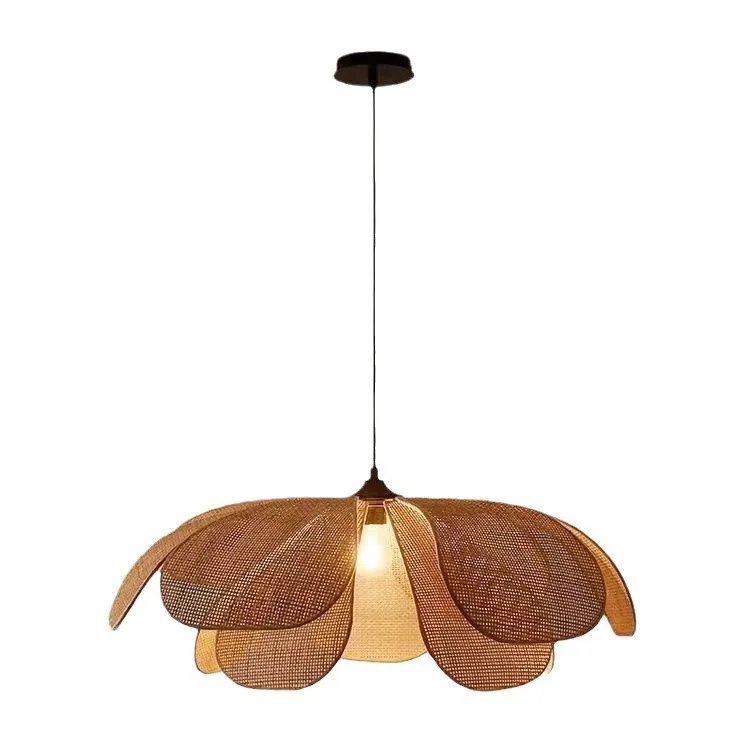 Creative handmade rattan Japanese petal lamp wabi sandy wind restaurant chandelier
Creative handmade rattan Japanese petal lamp wabi sandy wind restaurant chandelier