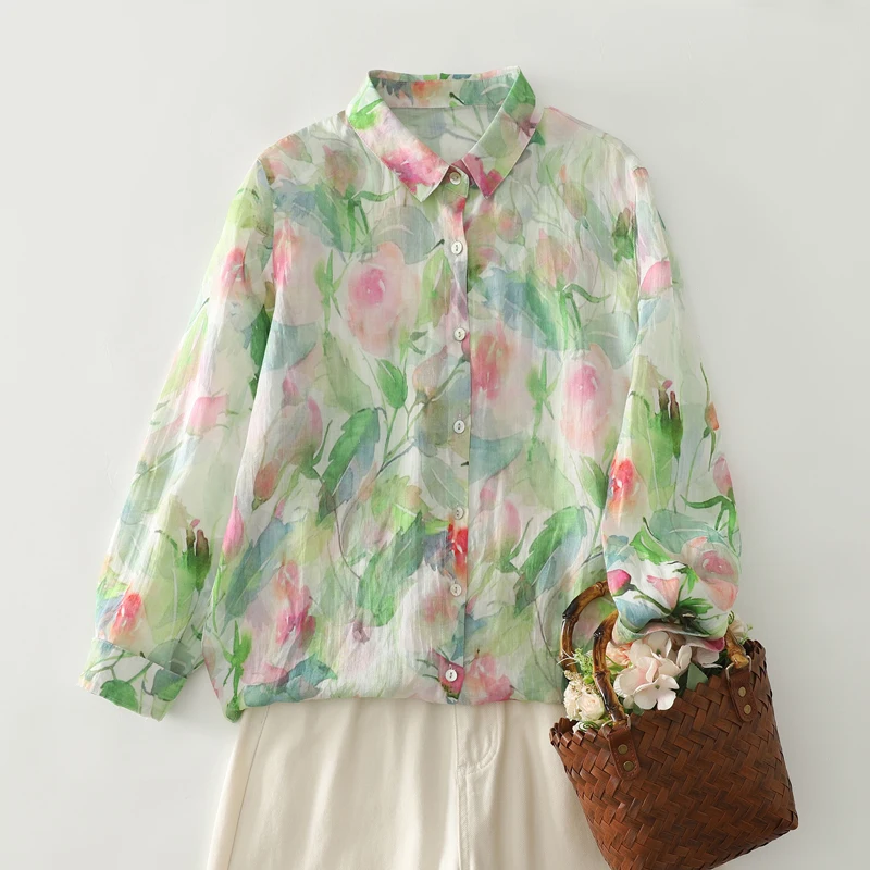 Retro Hong Kong Style Long Sleeve Loose Women's Collar Commute Shirt Versatile Top Cotton Polyester Autumn Fashion
Retro Hong Kong Style Long Sleeve Loose Women's Collar Commute Shirt Versatile Top Cotton Polyester Autumn Fashion