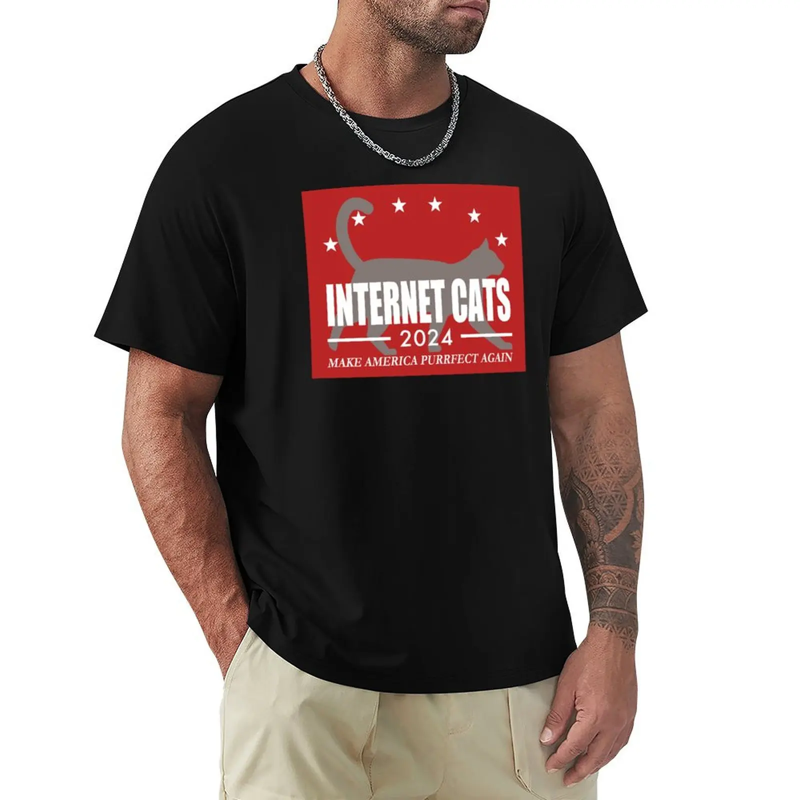 Cats of the Internet - Make America Purr-fect Again T-Shirt graphics luxury designer compression shirt men
Cats of the Internet - Make America Purr-fect Again T-Shirt graphics luxury designer compression shirt men
