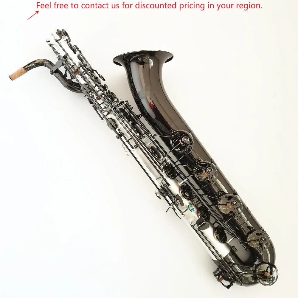 Matt Silver Body Black Nickel Bell Beautiful Flowers Baritone Sax Professional Baritone Saxophone
Matt Silver Body Black Nickel Bell Beautiful Flowers Baritone Sax Professional Baritone Saxophone