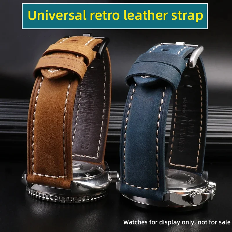 20mm 22mm 24mm 26mm strap universal retro leather strap Bracelet watch belt dark brown Army green blue women Men Matte Watcbandh
20mm 22mm 24mm 26mm strap universal retro leather strap Bracelet watch belt dark brown Army green blue women Men Matte Watcbandh