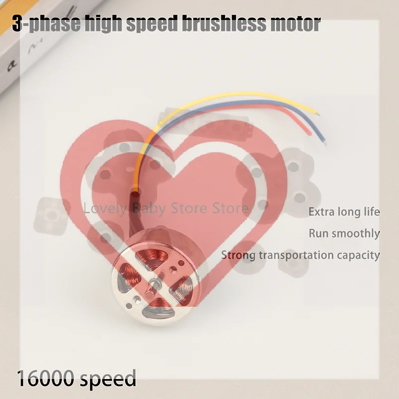 Hot Sale 1S-2S 3.7V 7.4V 15000KV Tiny 14mm 3-phase Brushless Motor High Speed Engine 1.5mm Shaft For RC Drone Fan Radiator Motor
Hot Sale 1S-2S 3.7V 7.4V 15000KV Tiny 14mm 3-phase Brushless Motor High Speed Engine 1.5mm Shaft For RC Drone Fan Radiator Motor