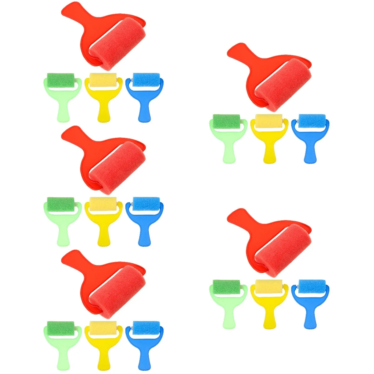 5pcs Set of 5 Foam Paint Brushes Roller Sponge Rollers for Painting Sponges
5pcs Set of 5 Foam Paint Brushes Roller Sponge Rollers for Painting Sponges