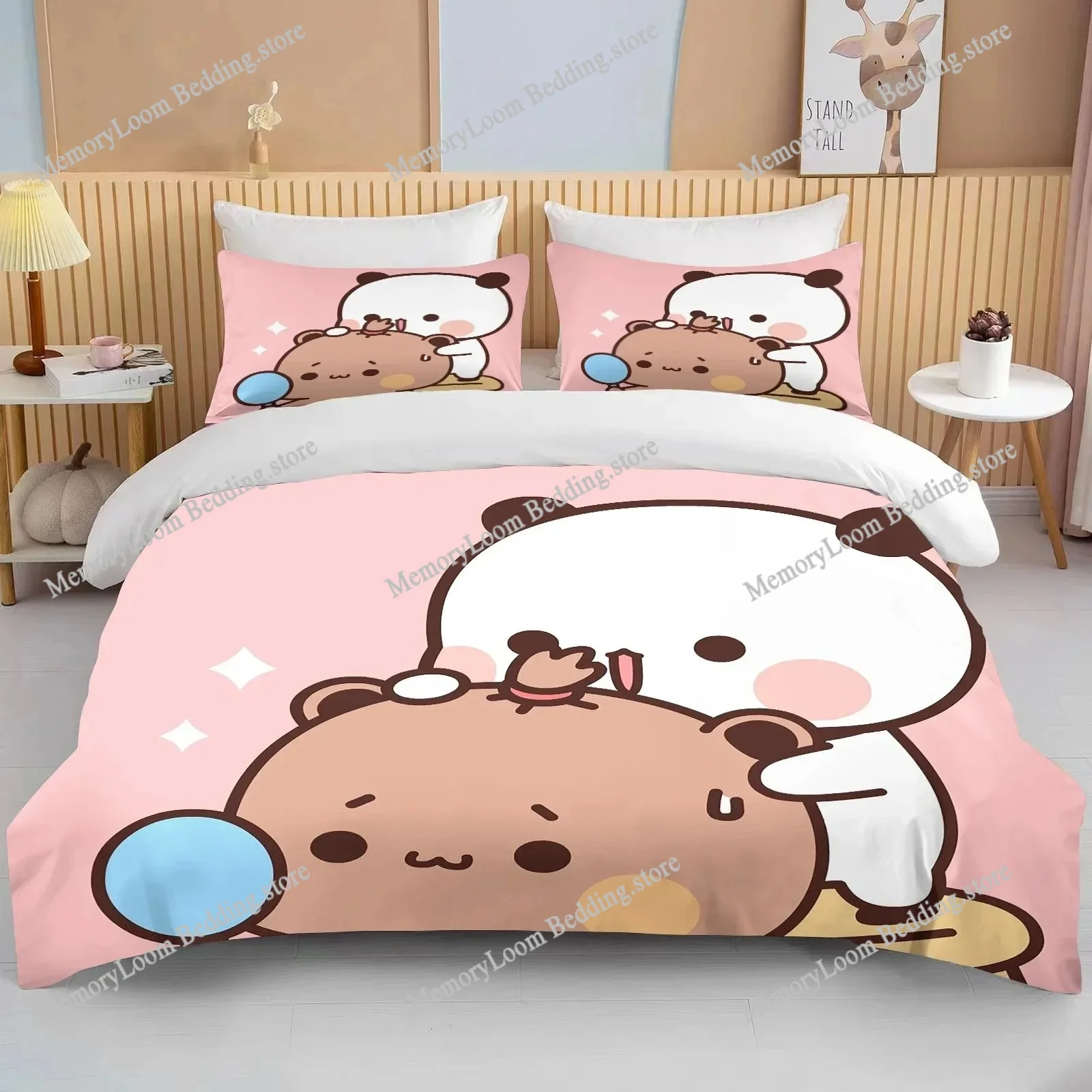 Bubu Dudu Cartoon Cute Bear Kawaii Christmas Gift King Twin Double Child Bedding Set Microfiber or Polyester Duvet Cover Set
Bubu Dudu Cartoon Cute Bear Kawaii Christmas Gift King Twin Double Child Bedding Set Microfiber or Polyester Duvet Cover Set