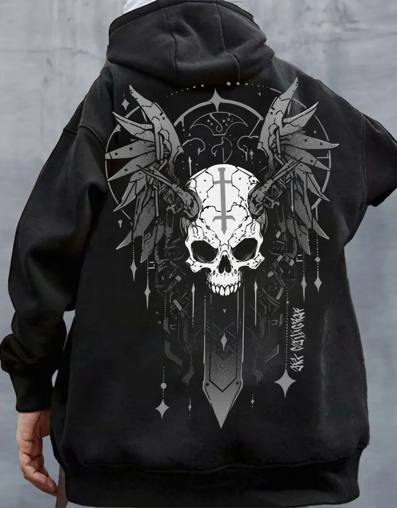 Printed Hoodies Suitable for Both Men and Women, Black Pullovers, Black Street Sportswear, Halloween Cosplay
Printed Hoodies Suitable for Both Men and Women, Black Pullovers, Black Street Sportswear, Halloween Cosplay