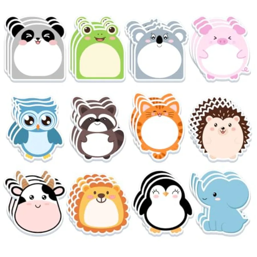 36 Pack Cute Sticky Notes 720 Sheets Cartoon Sticky Notepad Colorful s Shape Self-Sticky Writing Memo Pads Page Marker for Scho
36 Pack Cute Sticky Notes 720 Sheets Cartoon Sticky Notepad Colorful s Shape Self-Sticky Writing Memo Pads Page Marker for Scho
