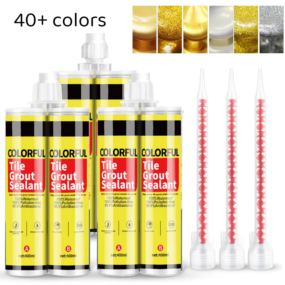 Epoxy Grout Dual Tubes Waterproof Tile Grout 400ml Restore Tile Grout Line for Shower Bathroom Wet Room Kitchen tile grout
Epoxy Grout Dual Tubes Waterproof Tile Grout 400ml Restore Tile Grout Line for Shower Bathroom Wet Room Kitchen tile grout