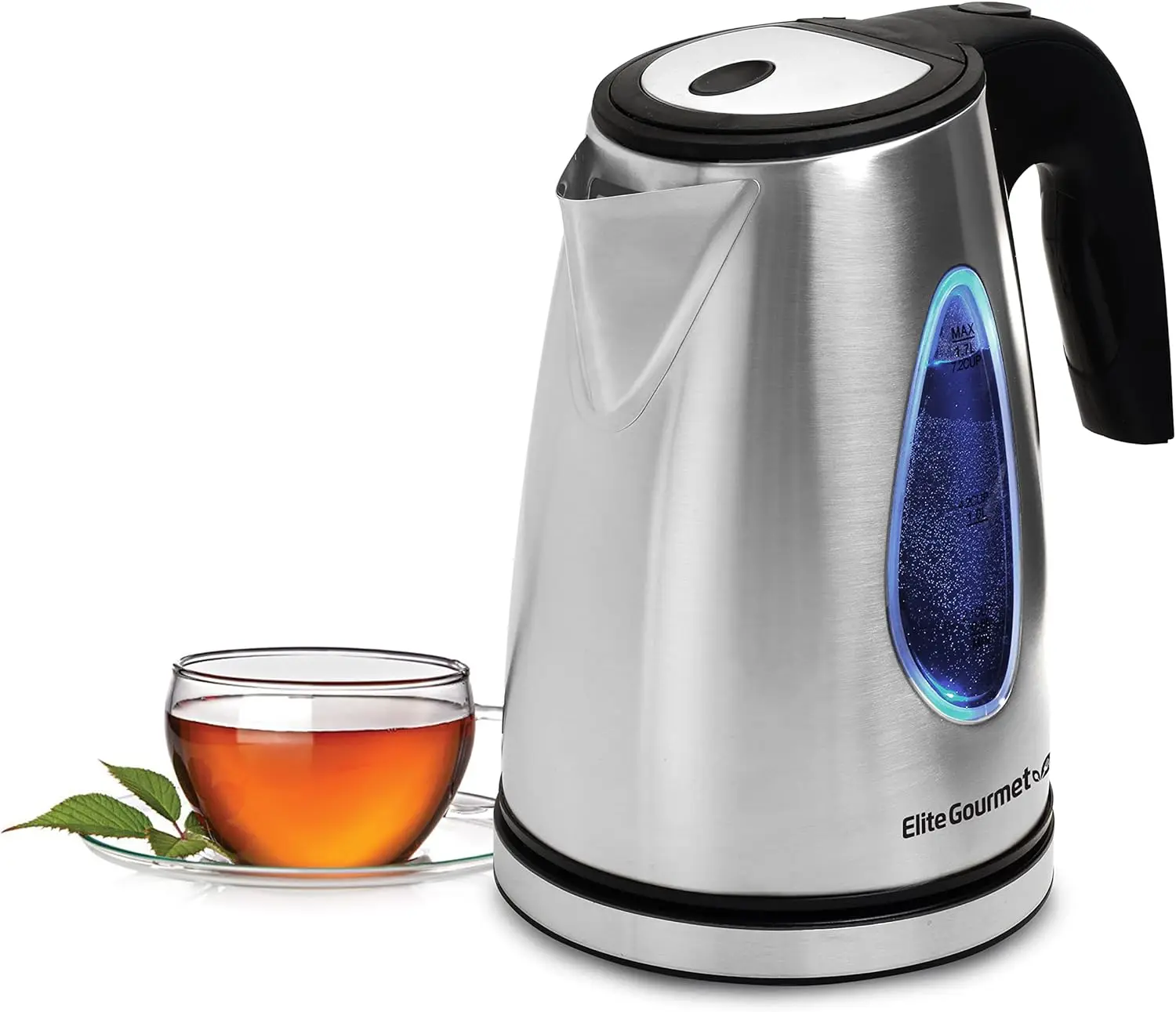 Электрический чайник объемом 1,7 л с автоматическим отключением, конструкцией из нержавеющей стали, беспроводной базой, синей светодиодной подсветкой для быстрого кипячения
Электрический чайник объемом 1,7 л с автоматическим отключением, конструкцией из нержавеющей стали, беспроводной базой, синей светодиодной подсветкой для быстрого кипячения