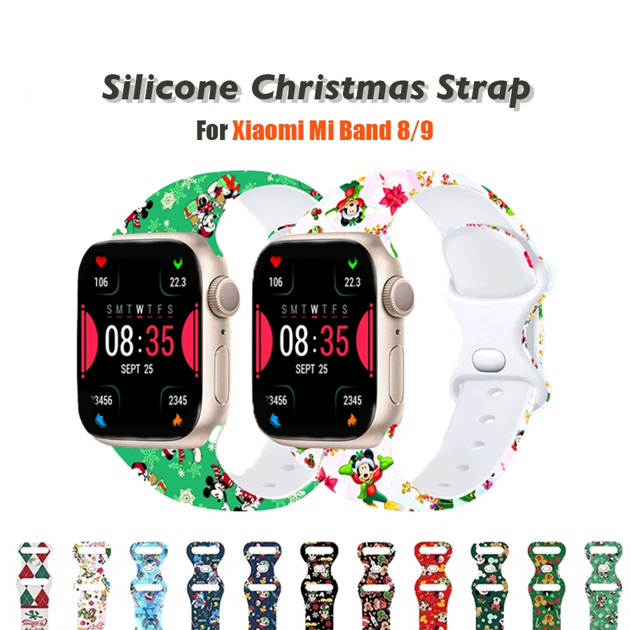 Christmas Band For Apple Watch 10 9 8 6 3 SE Printed Band silicone sport Bracelet Replaceable for iWatch 46mm 44mm 42mm 49mm
Christmas Band For Apple Watch 10 9 8 6 3 SE Printed Band silicone sport Bracelet Replaceable for iWatch 46mm 44mm 42mm 49mm