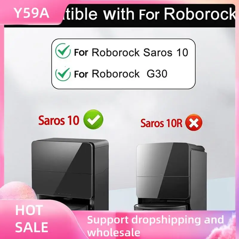 Y59A для Roborock Saros 10, аксессуары, основной ролик, тканевый мешок для пыли, детали робота-пылесоса
Y59A для Roborock Saros 10, аксессуары, основной ролик, тканевый мешок для пыли, детали робота-пылесоса