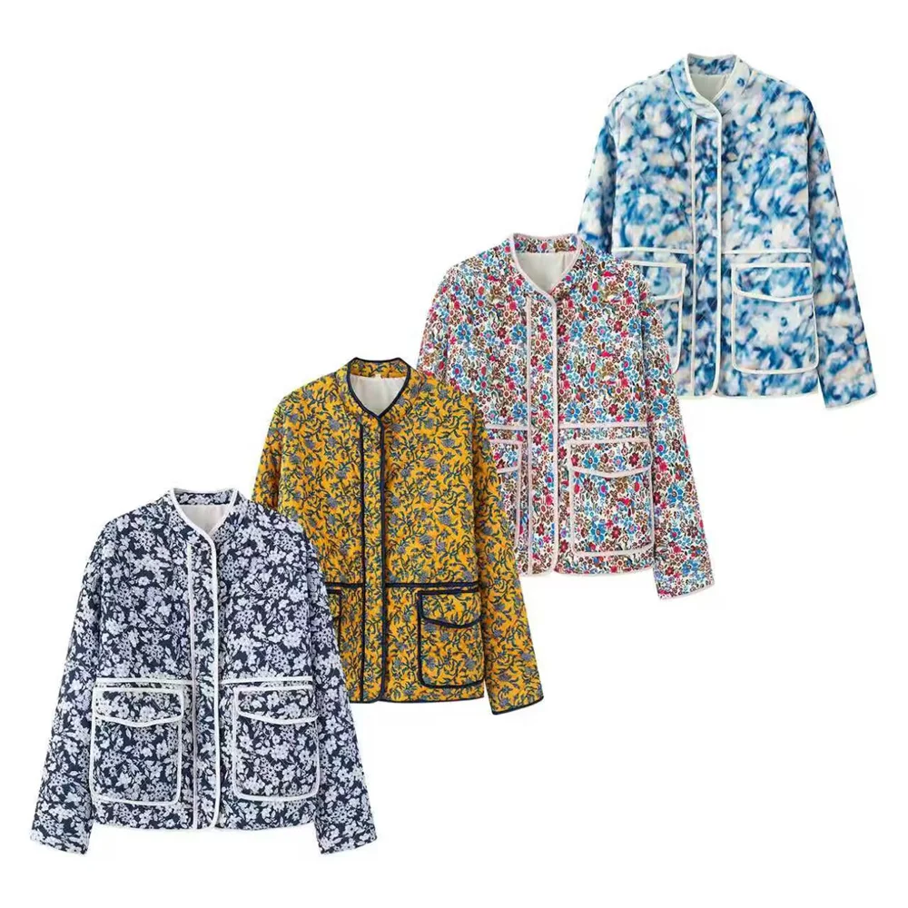 Осенне-зимняя женская одежда, новая модная универсальная теплая свободная хлопковая куртка с принтом в стиле ретро
Осенне-зимняя женская одежда, новая модная универсальная теплая свободная хлопковая куртка с принтом в стиле ретро