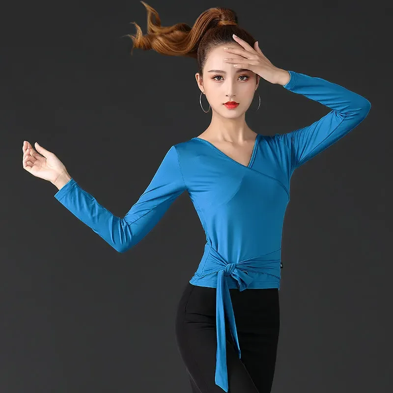 Latin Tops Women Dance Basic Clothing Dancewear Sexy Modern Ballroom Samba Tango Flamengo Dancing Practice T-shirt Costume Dance
Latin Tops Women Dance Basic Clothing Dancewear Sexy Modern Ballroom Samba Tango Flamengo Dancing Practice T-shirt Costume Dance