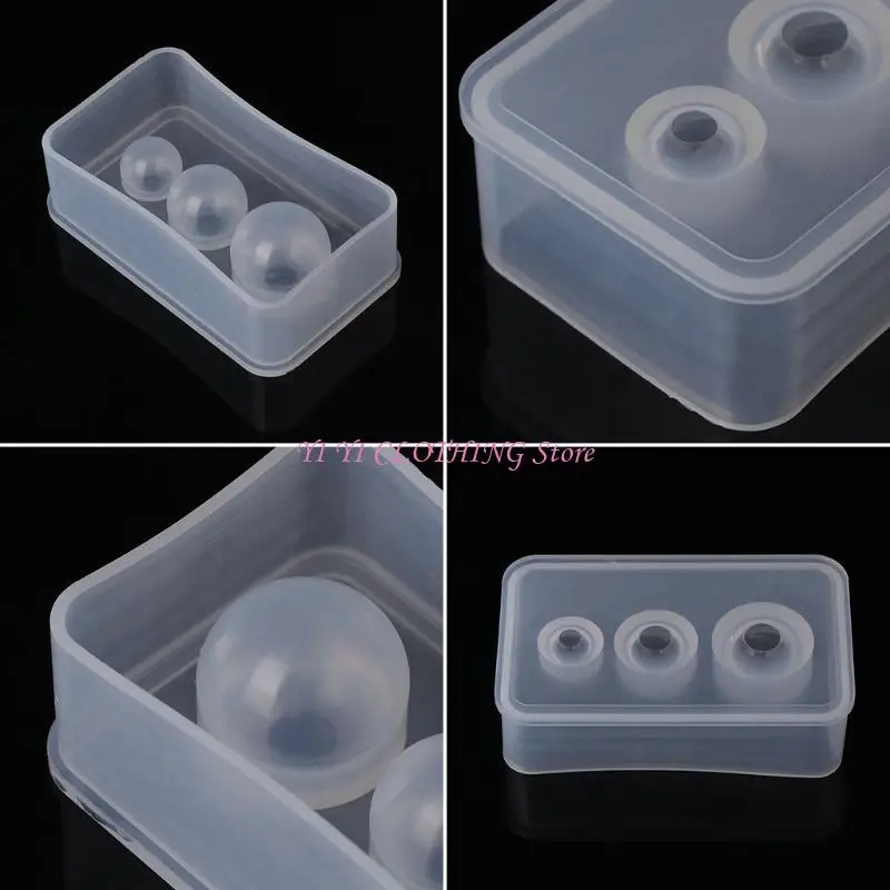 N5KF Sphere Silicone Resin Molds Clear Silicone Ball Mold Pendant Casting Mold DIY
N5KF Sphere Silicone Resin Molds Clear Silicone Ball Mold Pendant Casting Mold DIY