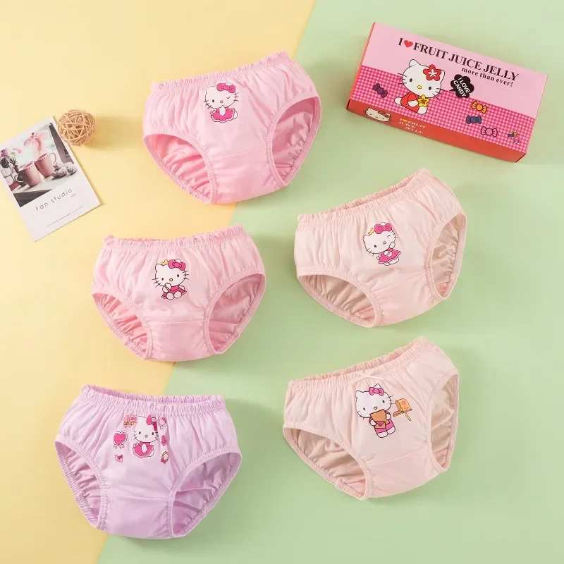 5 Psc Hello Kitty Cotton Underwear Kawaii MINISO Anime Briefs Kuromi Children Purified Cotton Breathable Antibacteria New
5 Psc Hello Kitty Cotton Underwear Kawaii MINISO Anime Briefs Kuromi Children Purified Cotton Breathable Antibacteria New
