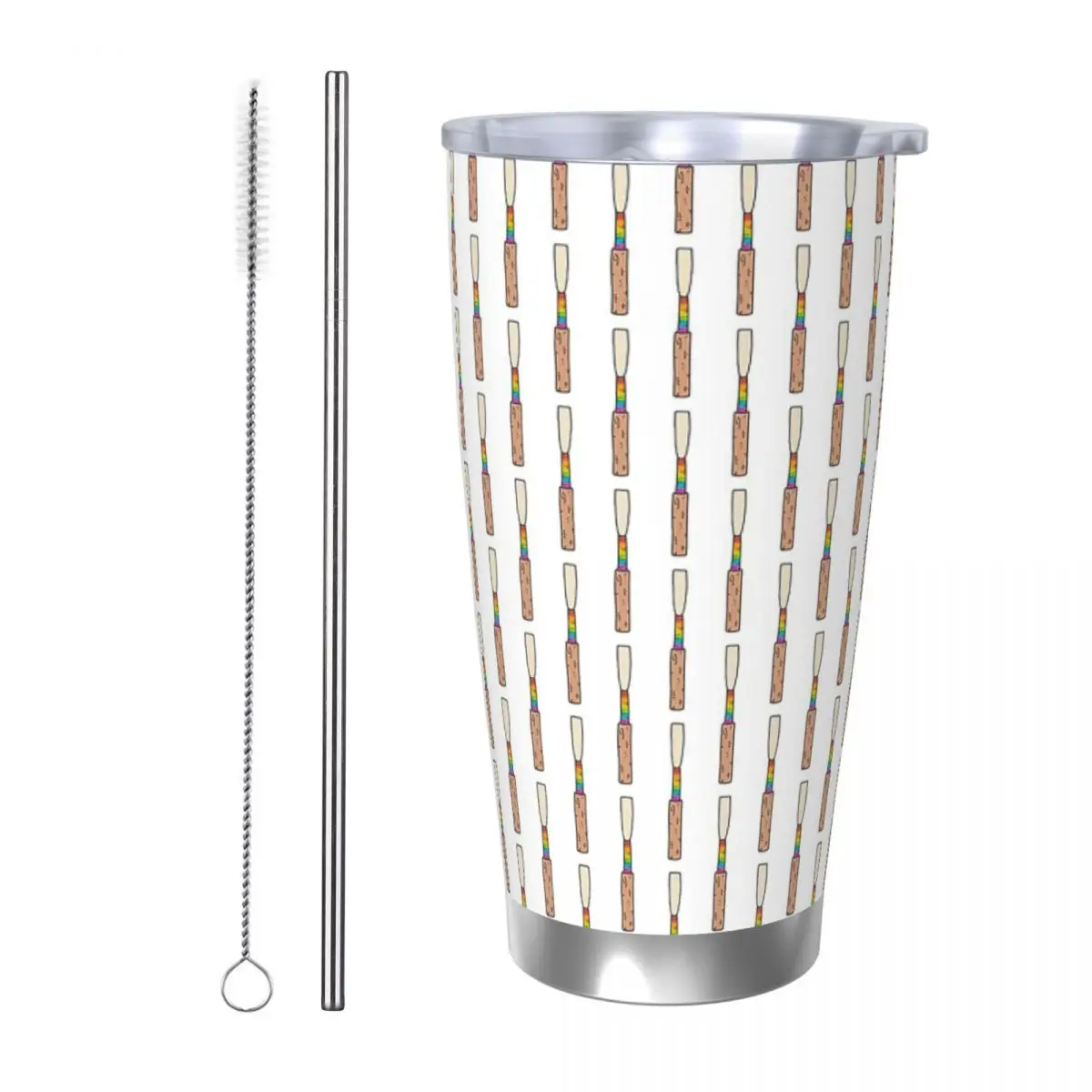 Rainbow Oboe Reed Stainless Steel Tumbler Vacuum Insulated Mugs Thermal Cold Cups Straw With Lid 20oz
Rainbow Oboe Reed Stainless Steel Tumbler Vacuum Insulated Mugs Thermal Cold Cups Straw With Lid 20oz