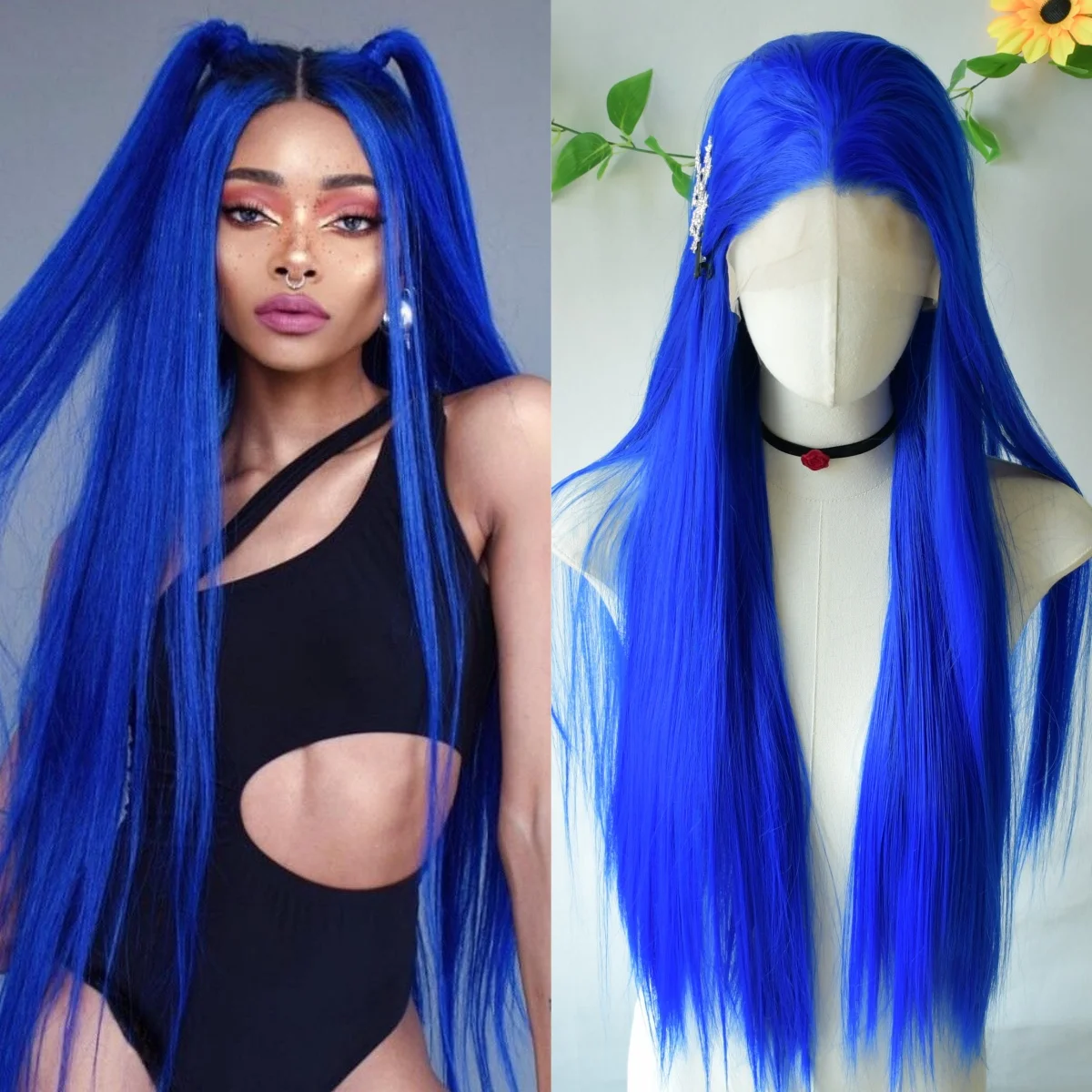 Синий парик 32 дюйма, прямой, с кружевной передней частью 13x4, HD, прозрачный, предварительно выщипанный, без клея, для повседневной носки, синтетический, высокого качества, для женщин
Синий парик 32 дюйма, прямой, с кружевной передней частью 13x4, HD, прозрачный, предварительно выщипанный, без клея, для повседневной носки, синтетический, высокого качества, для женщин