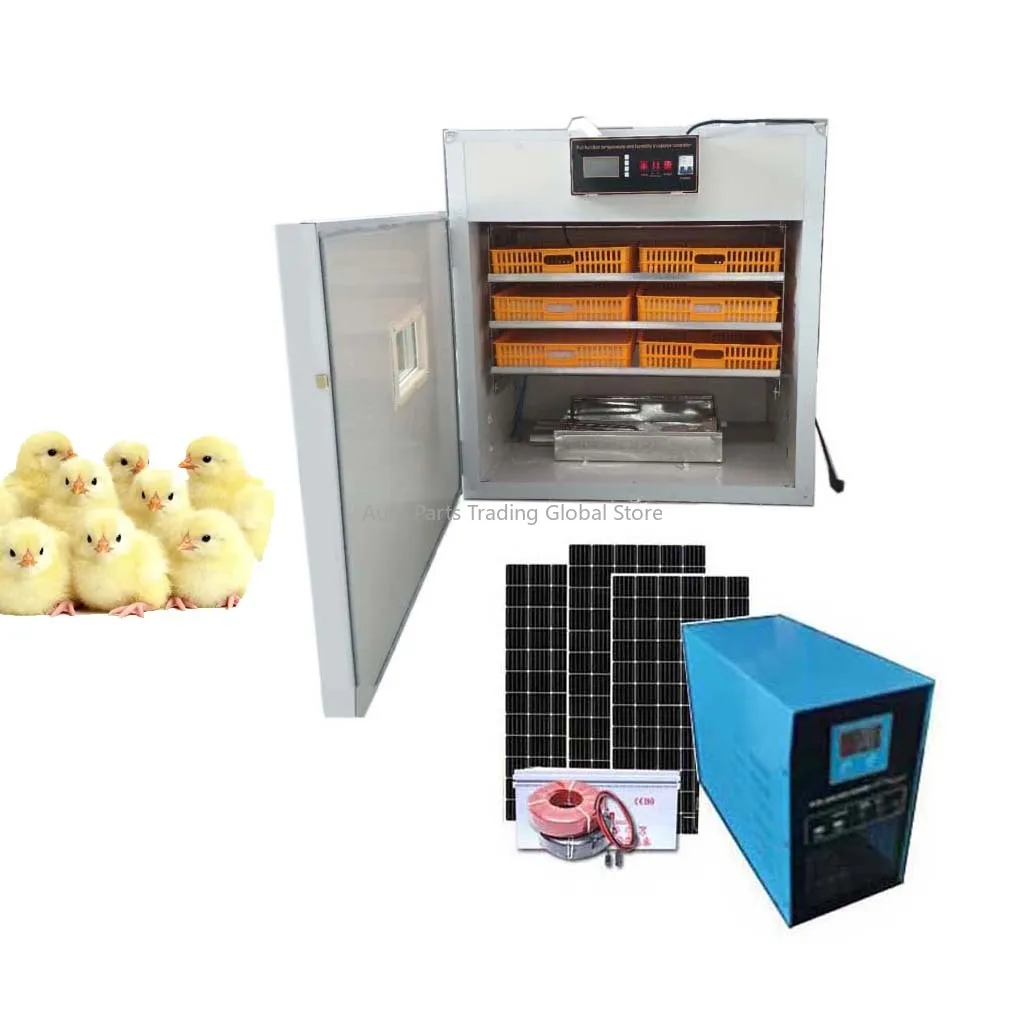 Solar Type 528 Eggs Chicken Egg Incubator Hatchery With Solar Panels, Solar Batteries, Inverter HJ-SI6
Solar Type 528 Eggs Chicken Egg Incubator Hatchery With Solar Panels, Solar Batteries, Inverter HJ-SI6