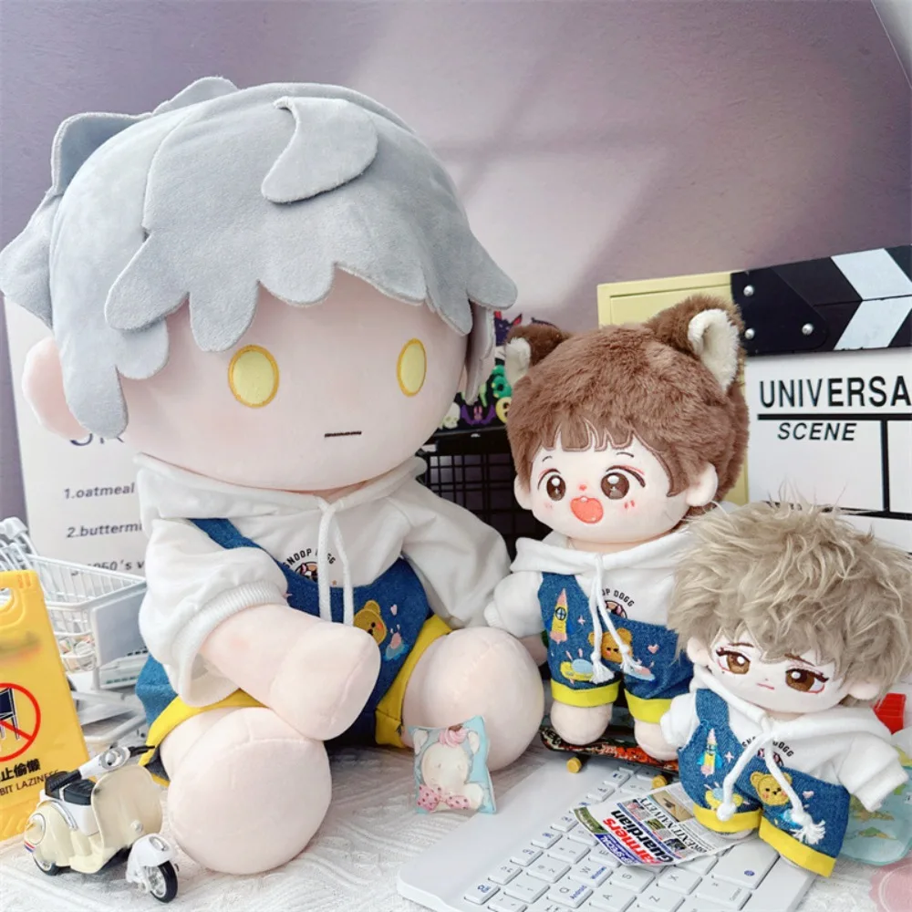 White Hoodie Cotton Doll Clothes Denim Overalls Shoulder Strap Plush Toy Clothes Pants Mini Plush Dolls Clothes Doll Accessories
White Hoodie Cotton Doll Clothes Denim Overalls Shoulder Strap Plush Toy Clothes Pants Mini Plush Dolls Clothes Doll Accessories