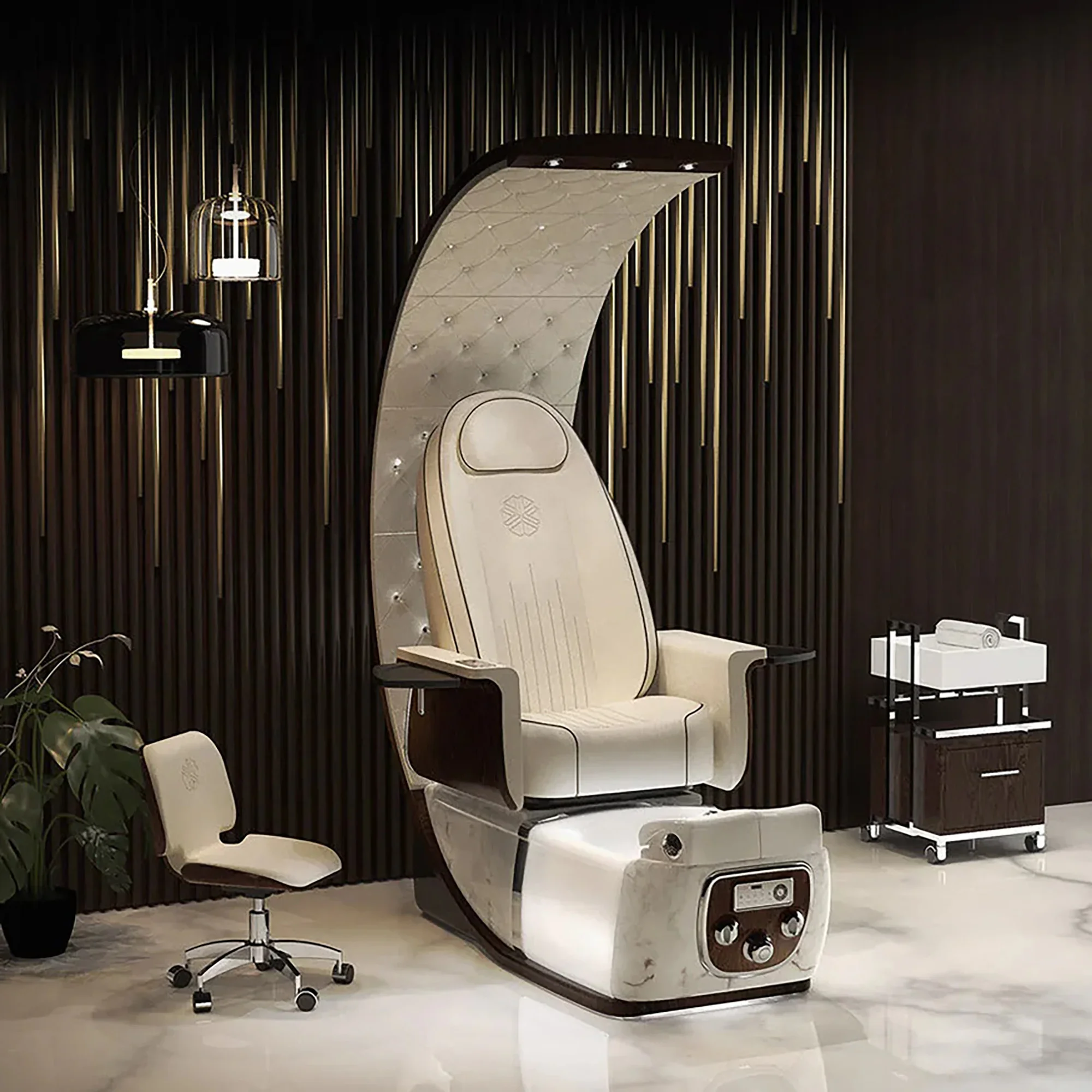 Light Luxury Crescent Back Foot Massage Chair, Marble Patterned Foot Bath Tub, One Click Adjustable Electric Foot Therapy Chair
Light Luxury Crescent Back Foot Massage Chair, Marble Patterned Foot Bath Tub, One Click Adjustable Electric Foot Therapy Chair