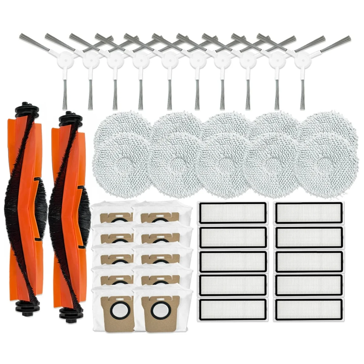 A76Z For Omni 2 C102CN / B101CN / B116CN / X10+ Plus Parts Accessories Main Side Brush Hepa Filter Mop Dust Bag
A76Z For Omni 2 C102CN / B101CN / B116CN / X10+ Plus Parts Accessories Main Side Brush Hepa Filter Mop Dust Bag