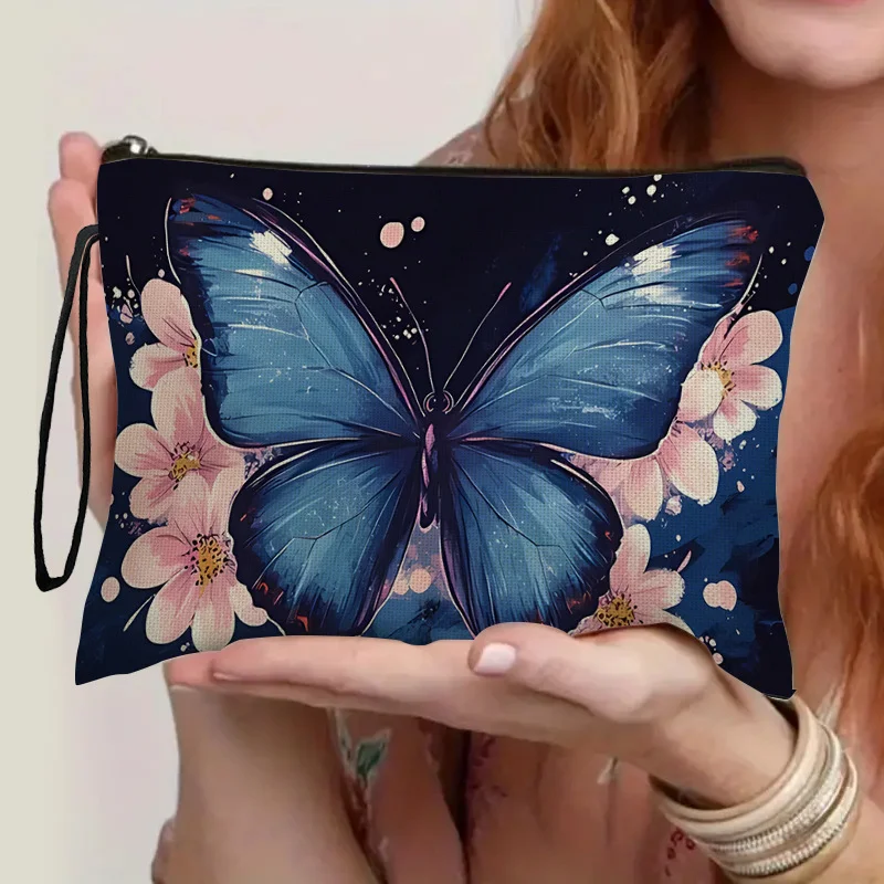 Simple Butterfly Print Makeup Bag Travel Women's Lipstick Cosmetic Pouch Bag Ladies Organizer Zipper Toiletry Storage Bag
Simple Butterfly Print Makeup Bag Travel Women's Lipstick Cosmetic Pouch Bag Ladies Organizer Zipper Toiletry Storage Bag